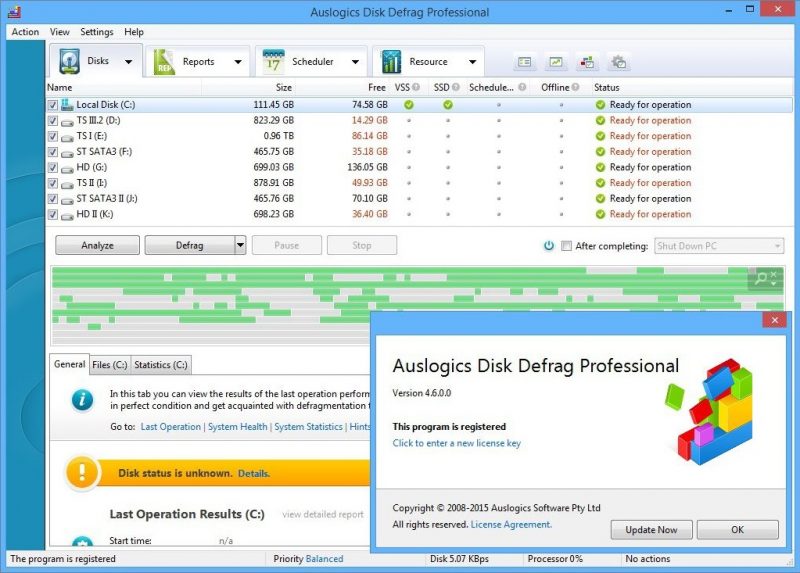 Auslogics Disk Defrag Pro 11.0.0.3 / Ultimate 4.13.0.0 for iphone instal