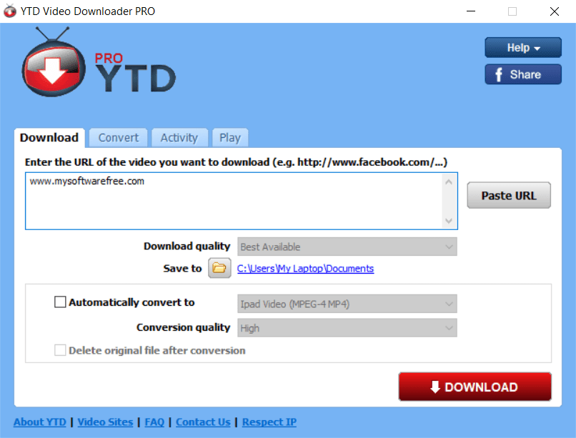 YouTube Video Downloader Pro v5.7.1.0 Free Download