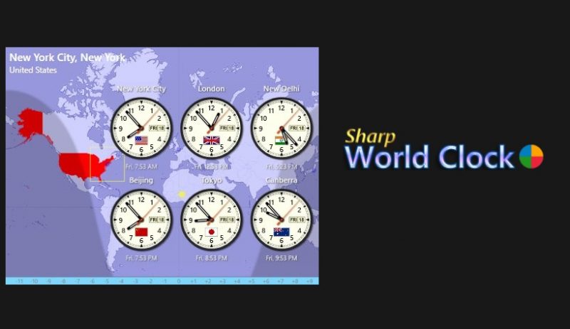 Sharp World Clock 9.6.4 instal the last version for windows