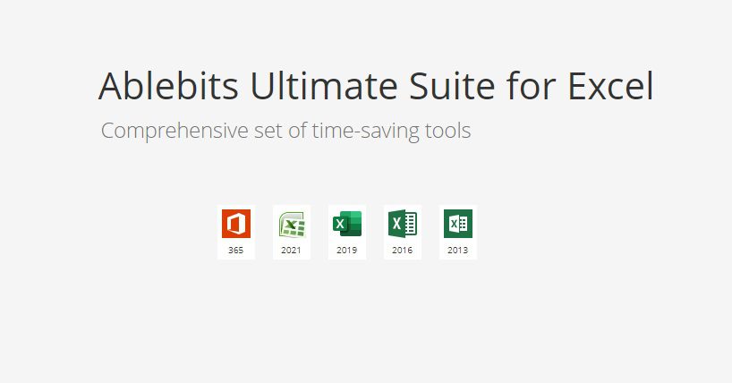 Ablebits Ultimate Suite for Excel 2021 Free Download