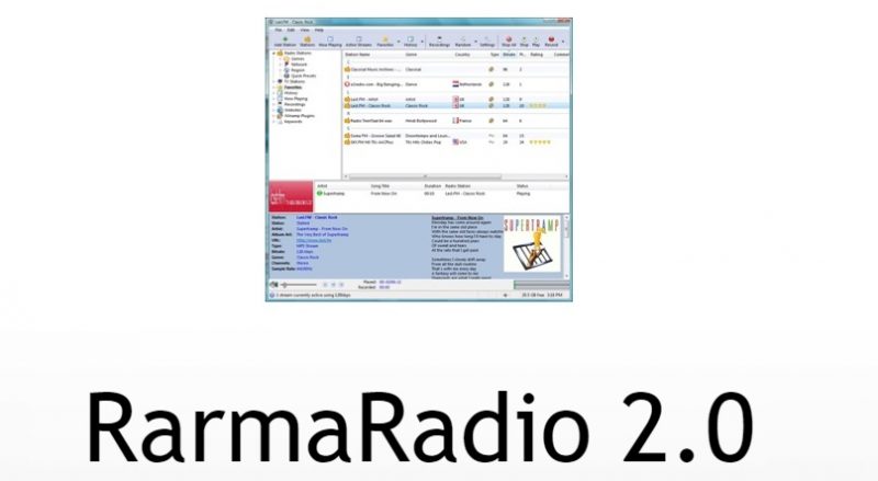 RarmaRadio Pro 2.75.6 download the new version for mac