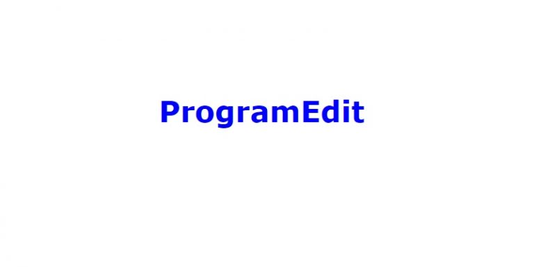 ProgramEdit Free Download