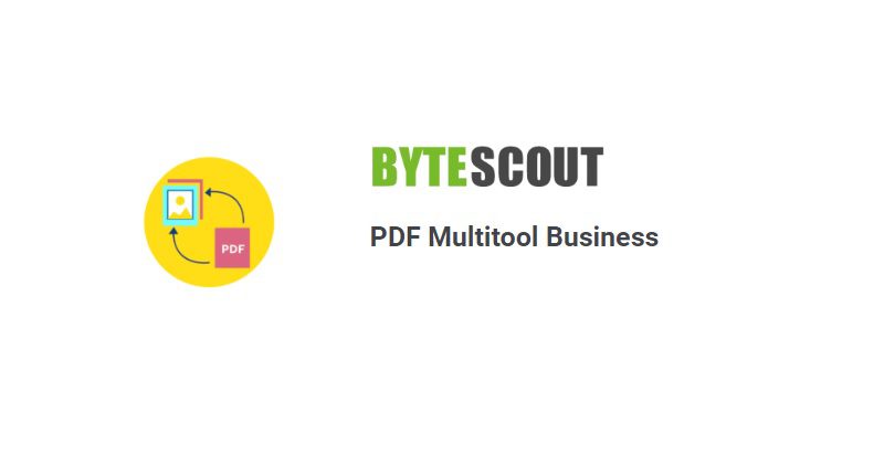 ByteScout PDF Multitool Business Free Download