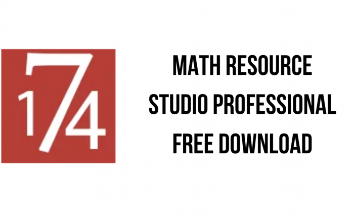 Math Resource Studio Professional Free Download