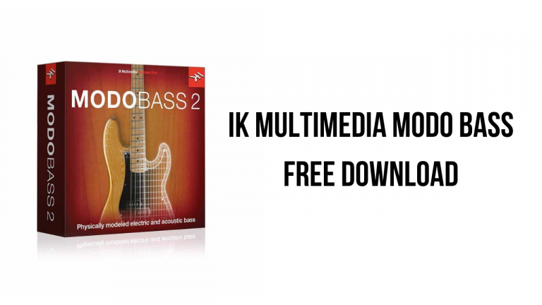 IK Multimedia MODO BASS Free Download