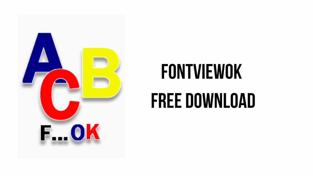 FontViewOK 8.38 free downloads