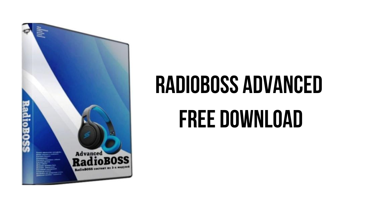 RadioBOSS Advanced 6.3.2 for apple download free