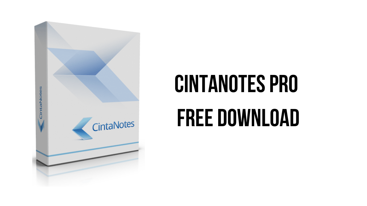 CintaNotes PRO Free Download