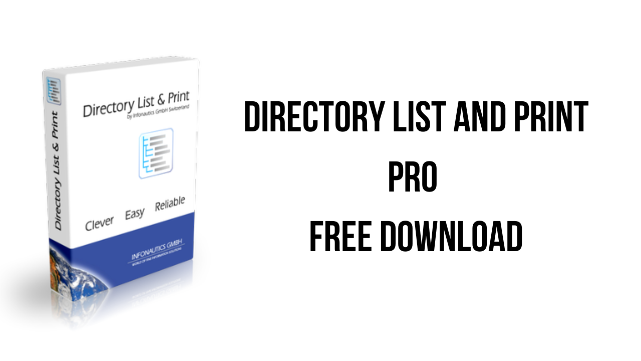 Directory List and Print Pro Free Download