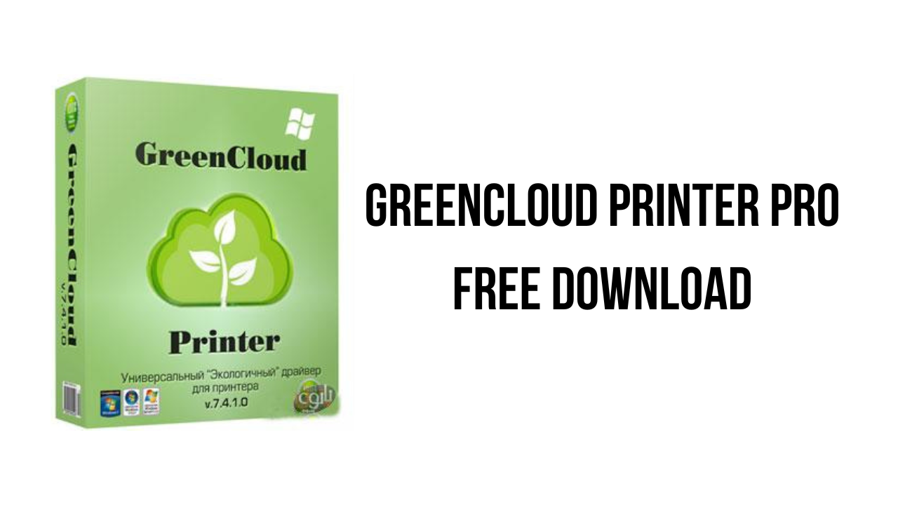 GreenCloud Printer Pro Free Download