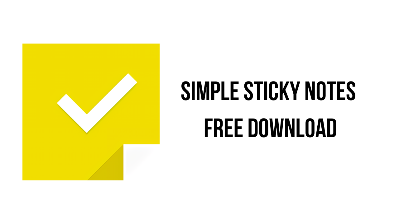 Simple Sticky Notes Free Download