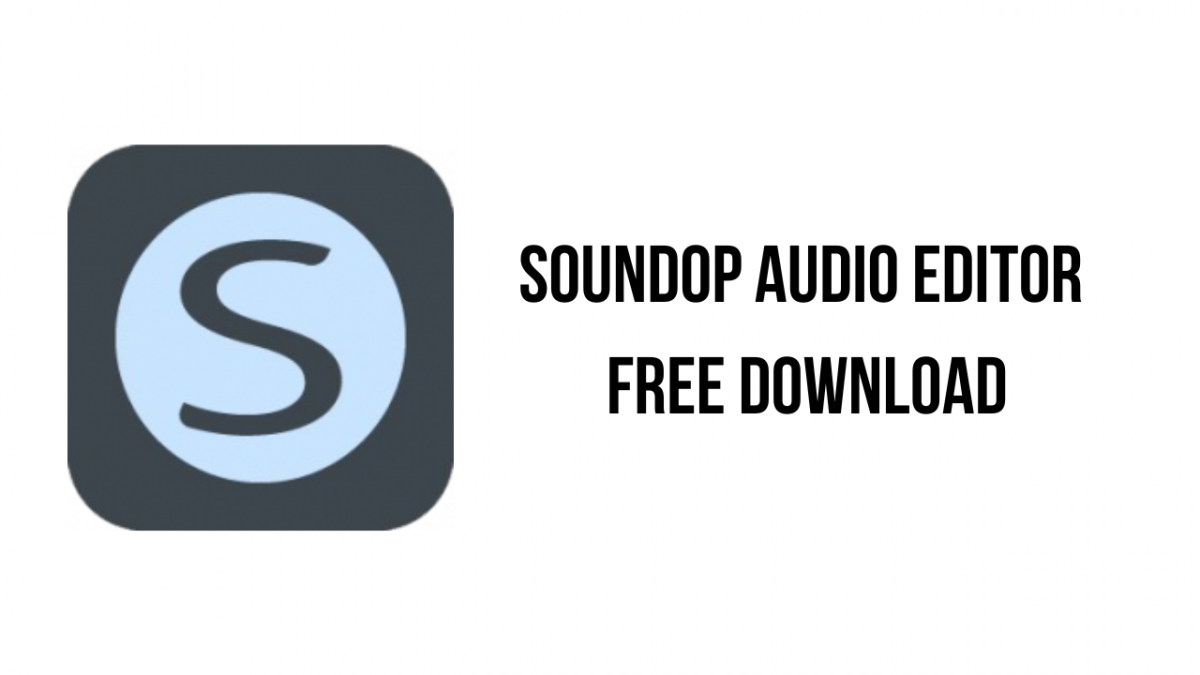 Soundop Audio Editor 1.8.26.1 free download