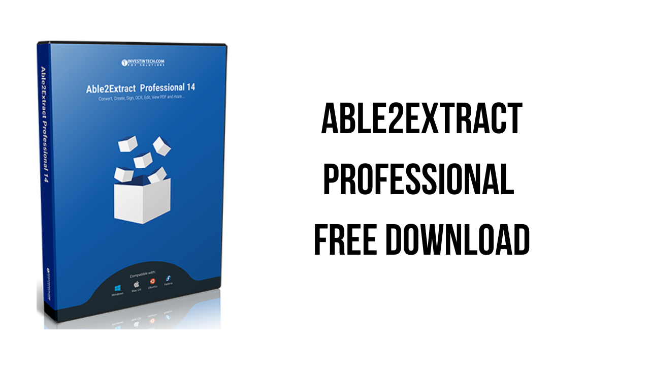 able to extract professional software free download