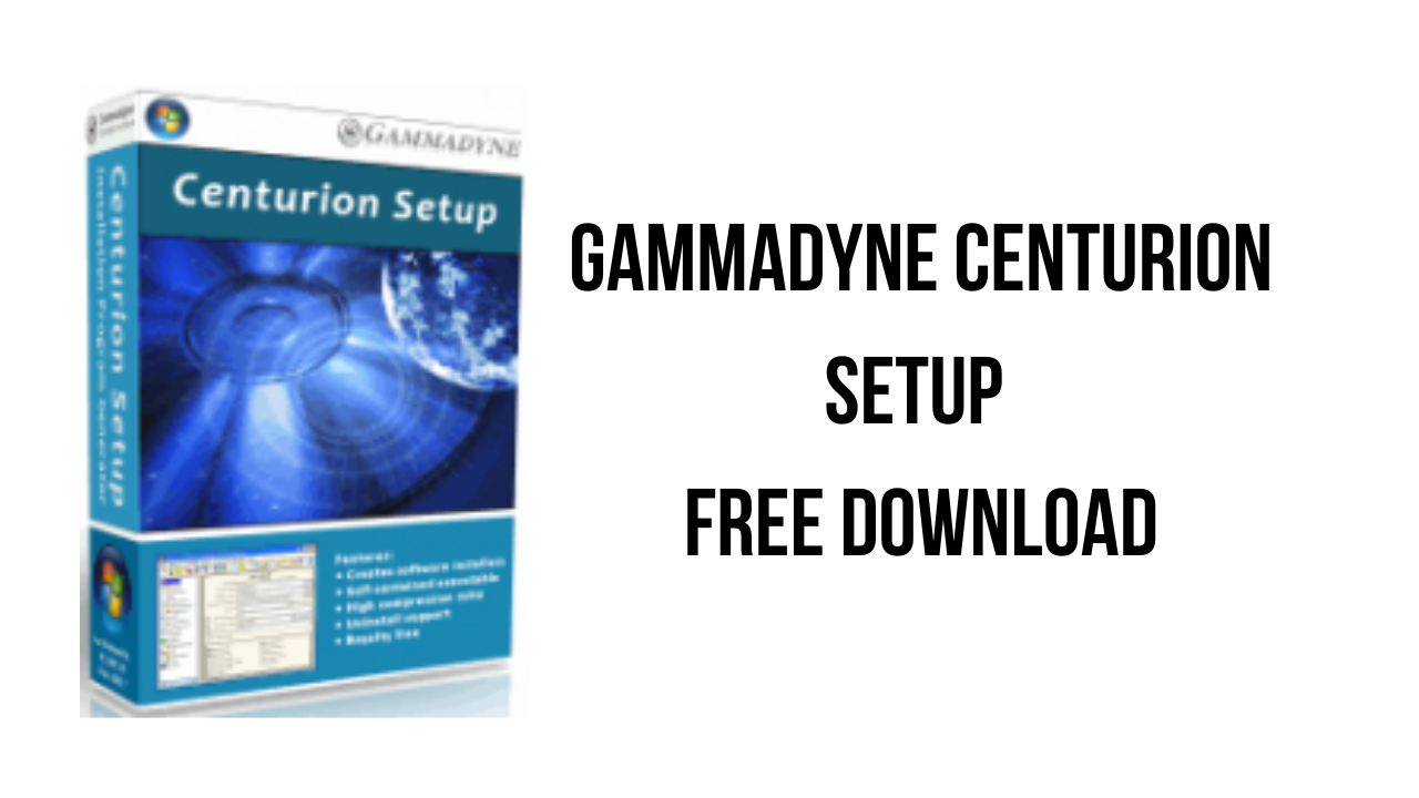Gammadyne Centurion Setup Free Download