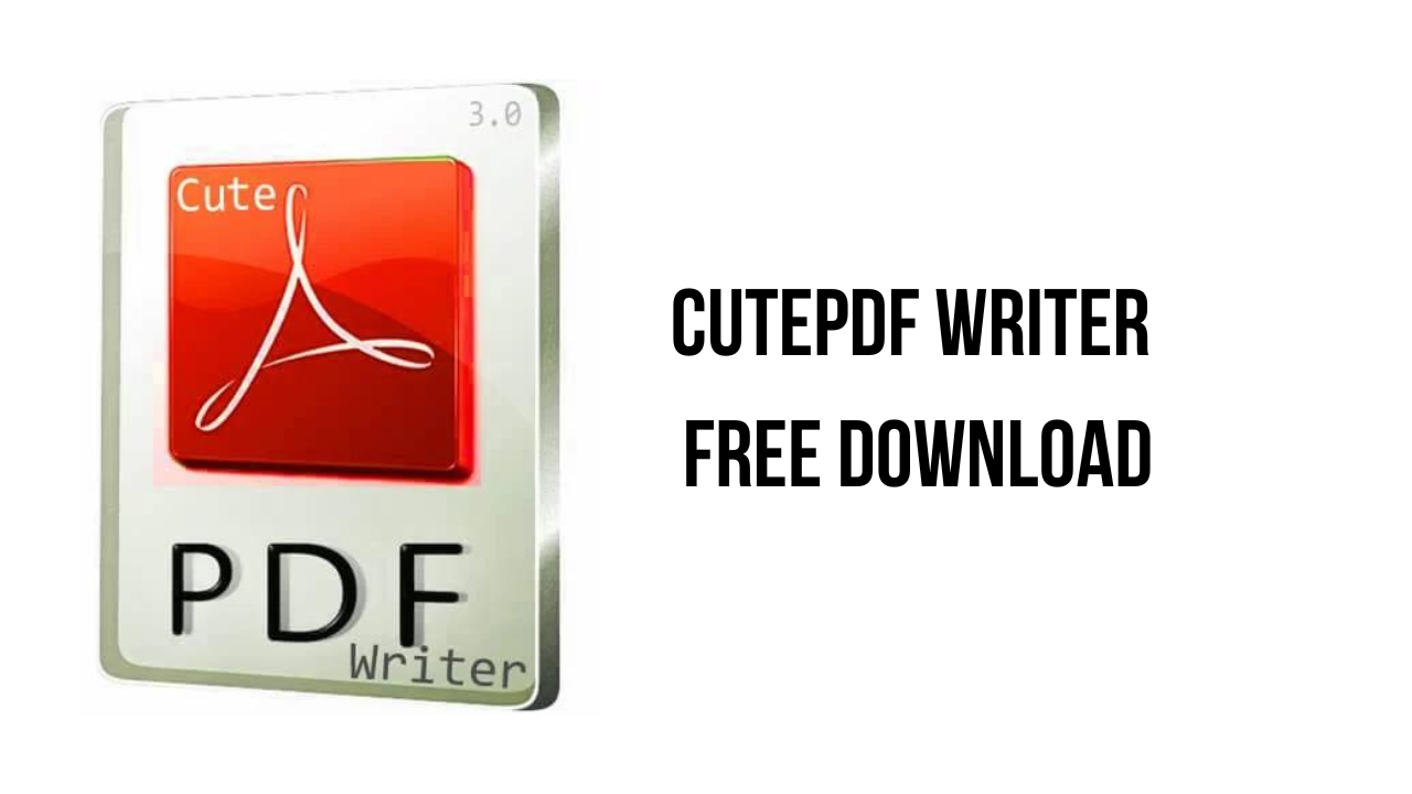 CutePDF Free - Software Free