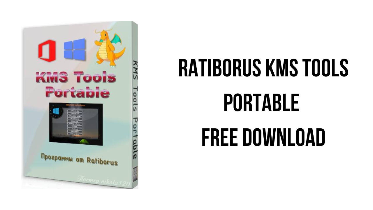 Ratiborus KMS Tools Portable Free Download