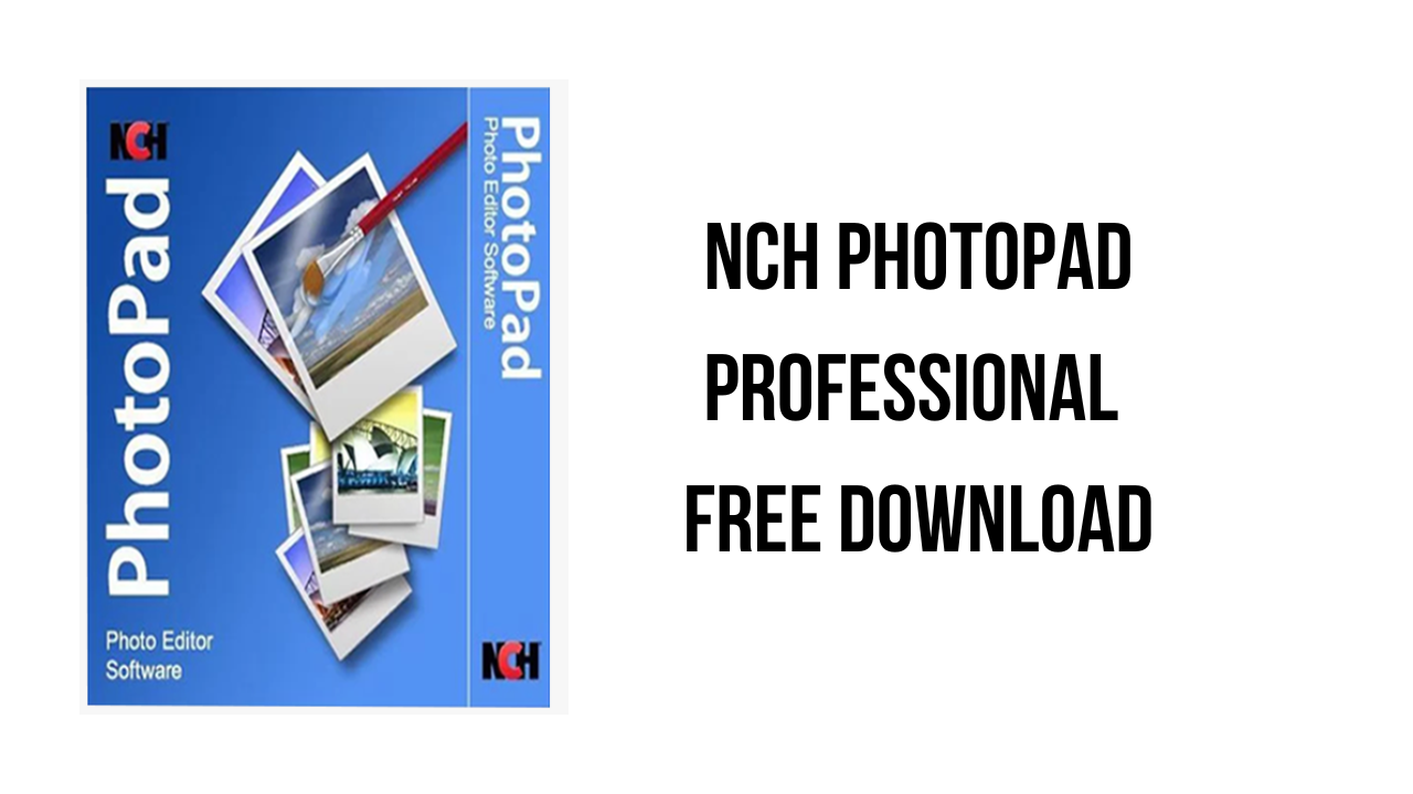 instal NCH PhotoPad Image Editor 11.56 free