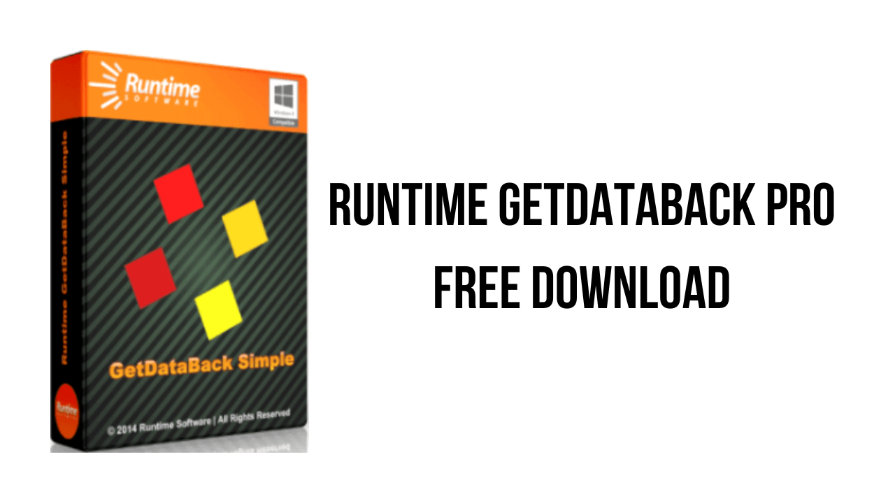 Runtime GetDataBack Pro Free Download