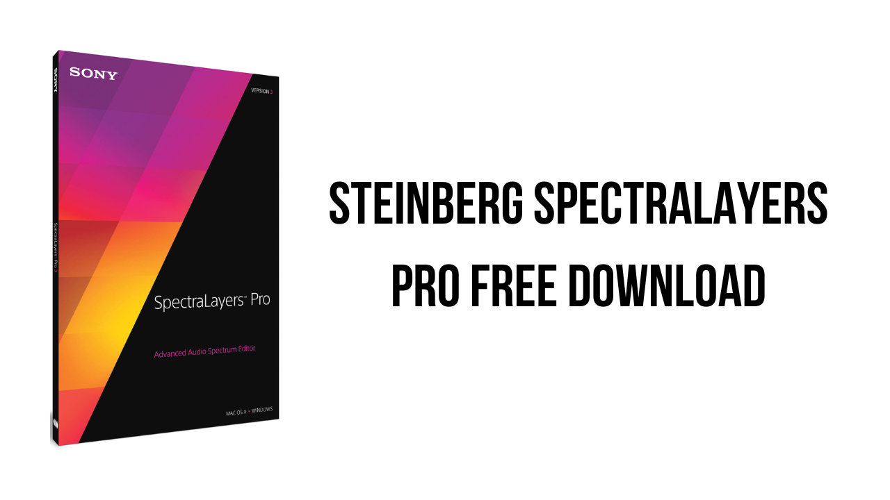 downloading MAGIX / Steinberg SpectraLayers Pro 10.0.30.334