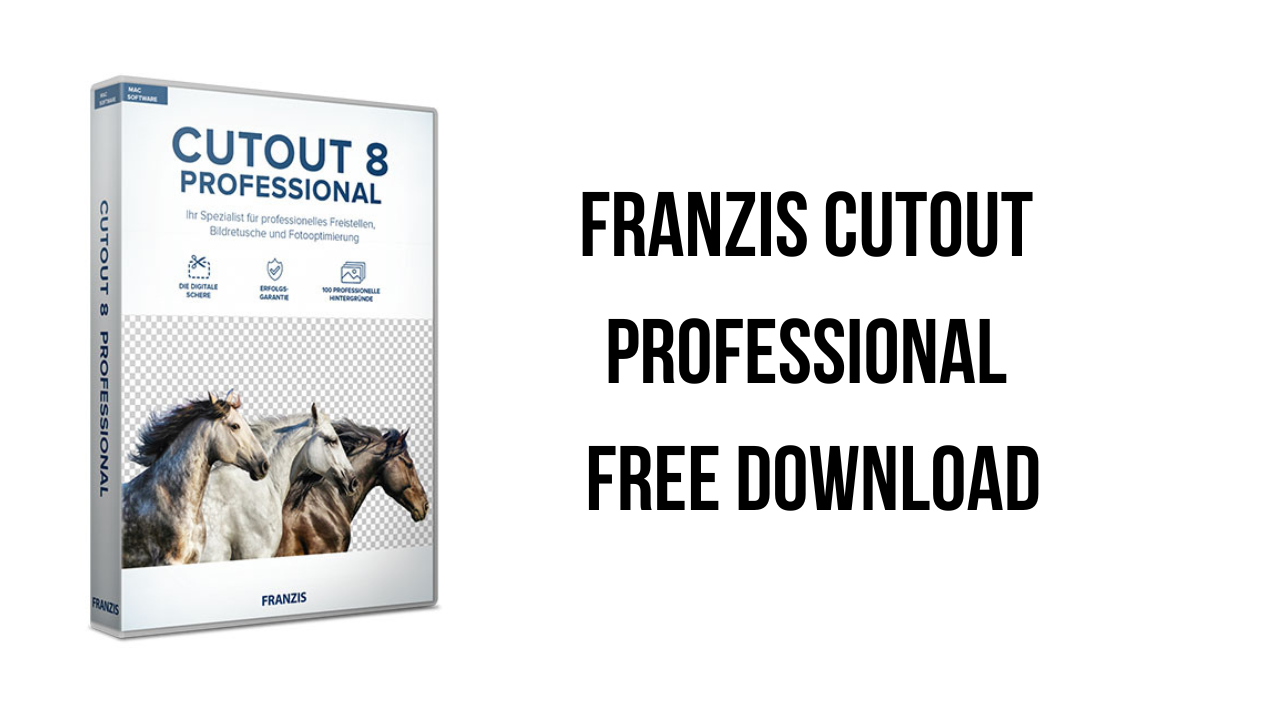 Franzis CutOut Professional Free Download