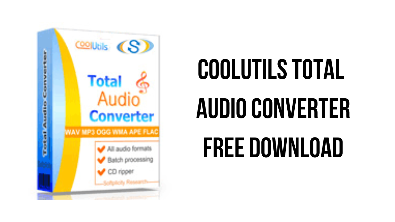 CoolUtils Total Audio Converter Free Download