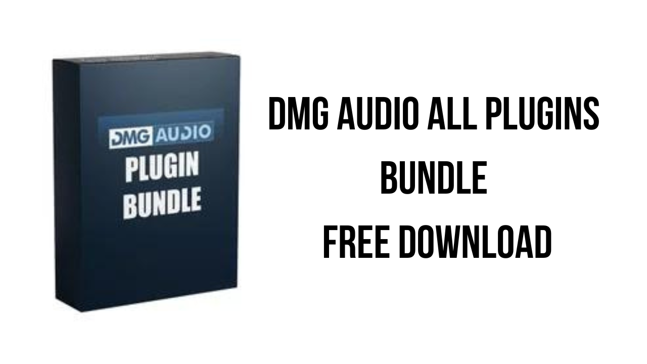 DMG Audio All Plugins Bundle Free Download