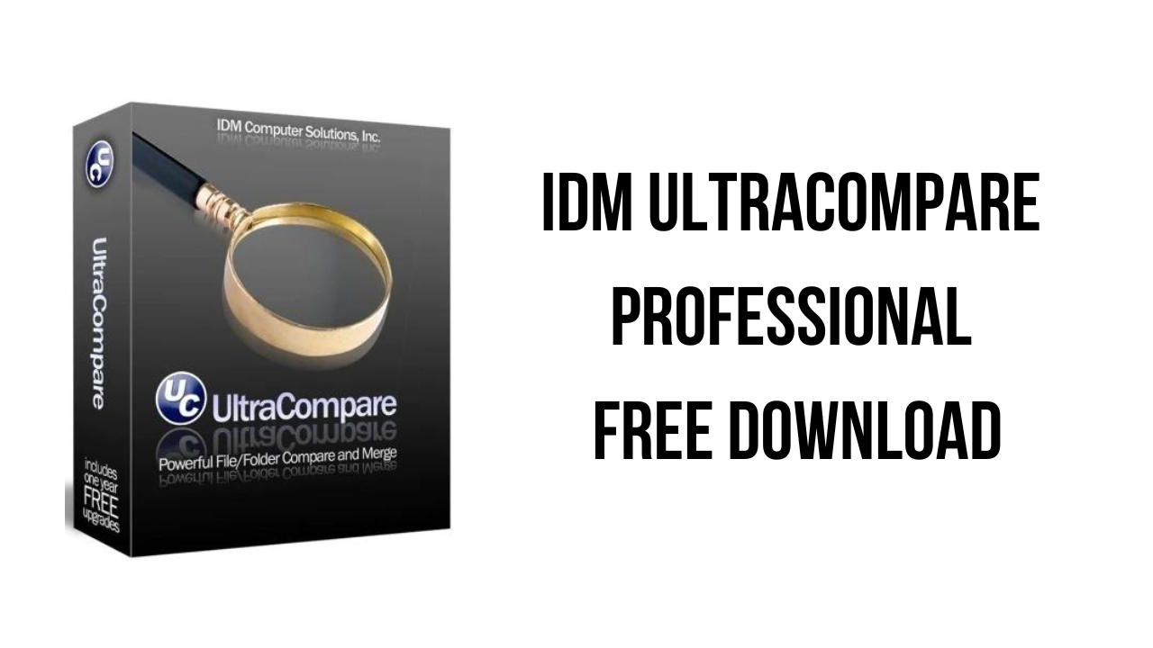 IDM UltraCompare Professional Free Download