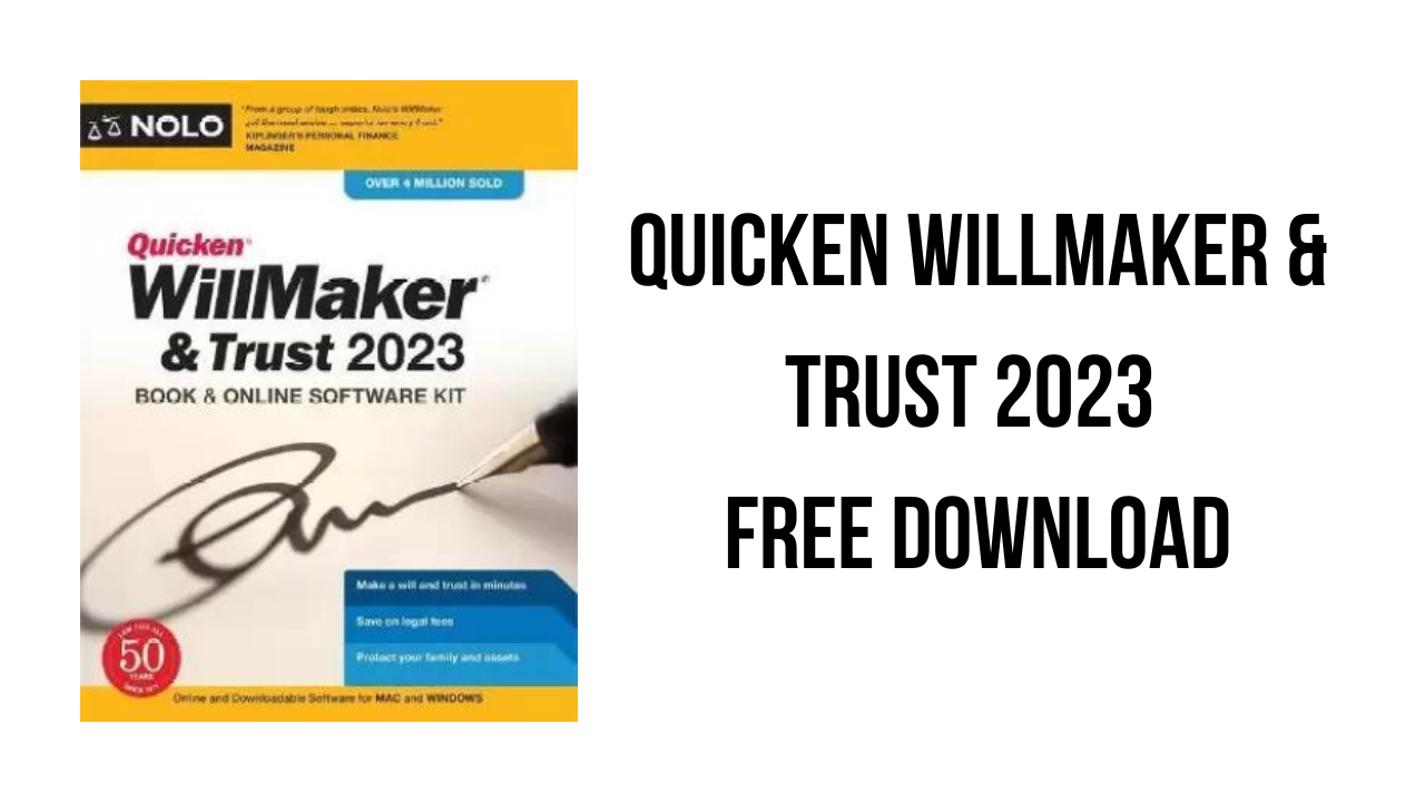 Quicken WillMaker & Trust 2023 Free Download