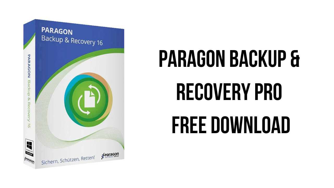 Paragon Backup & Recovery Pro Free Download