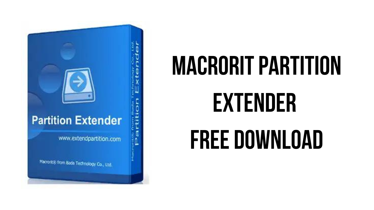 Macrorit Partition Extender Free Download