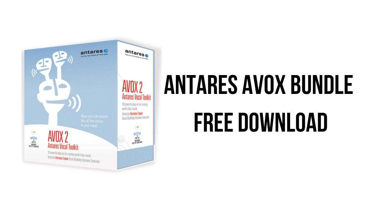 Antares AVOX Bundle Free Download