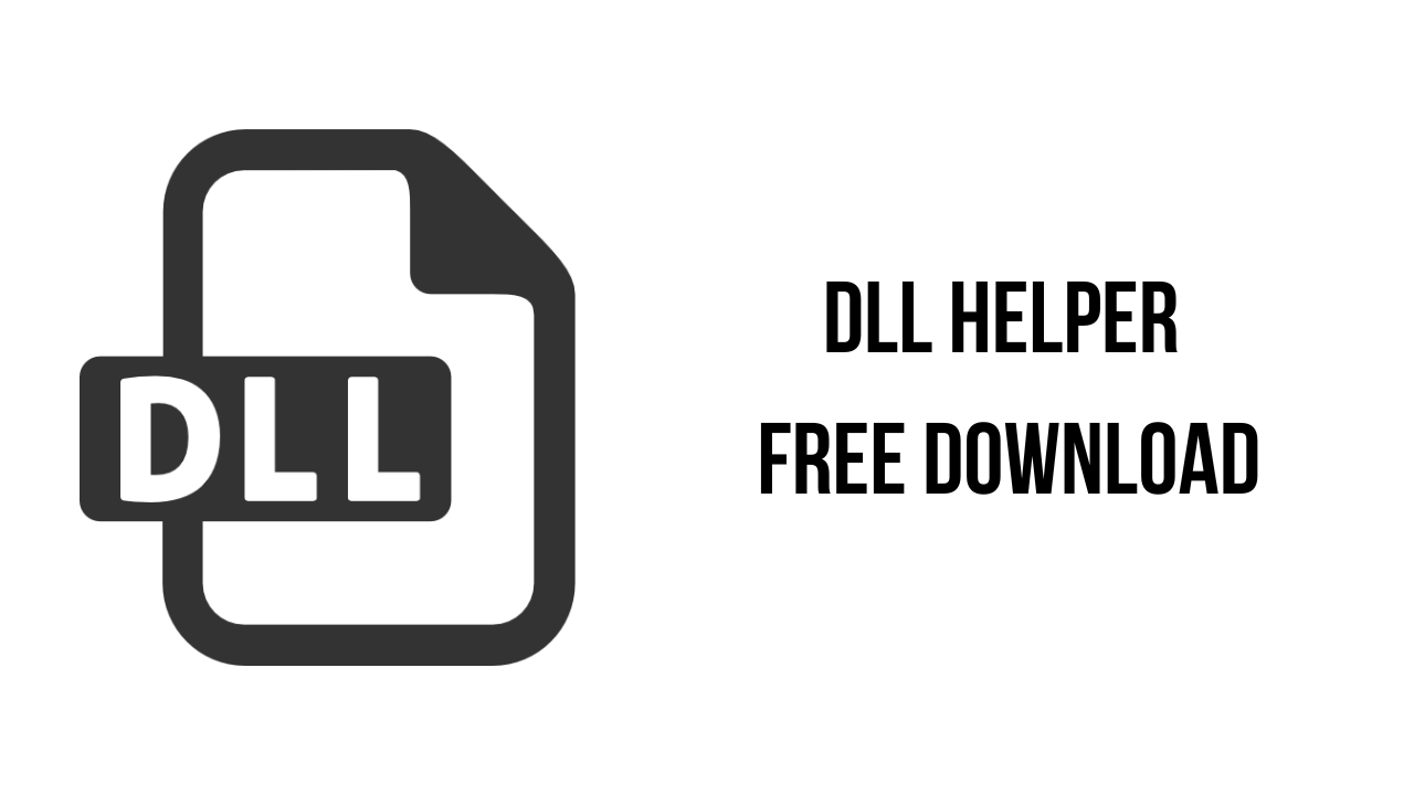 DLL Helper Free Download - My Software Free