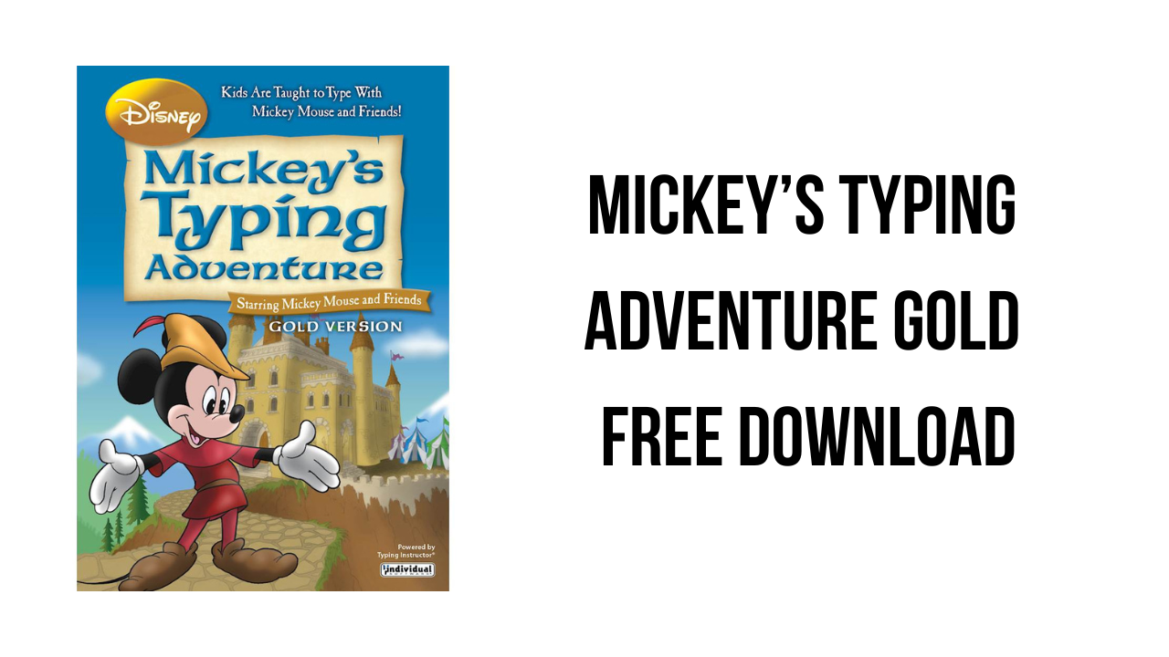 Mickey’s Typing Adventure Gold Free Download