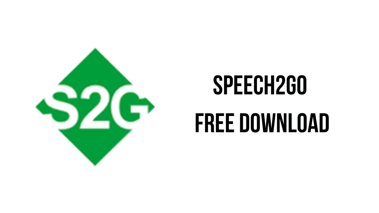 Speech2Go Free Download