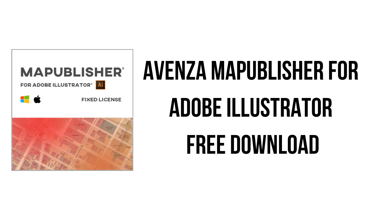 Avenza MAPublisher for Adobe Illustrator Free Download
