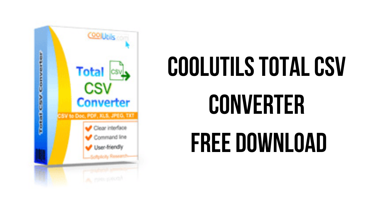 free instals Coolutils Total CSV Converter 4.1.1.48