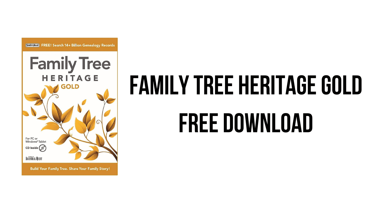 Family Tree Heritage Gold Free Download