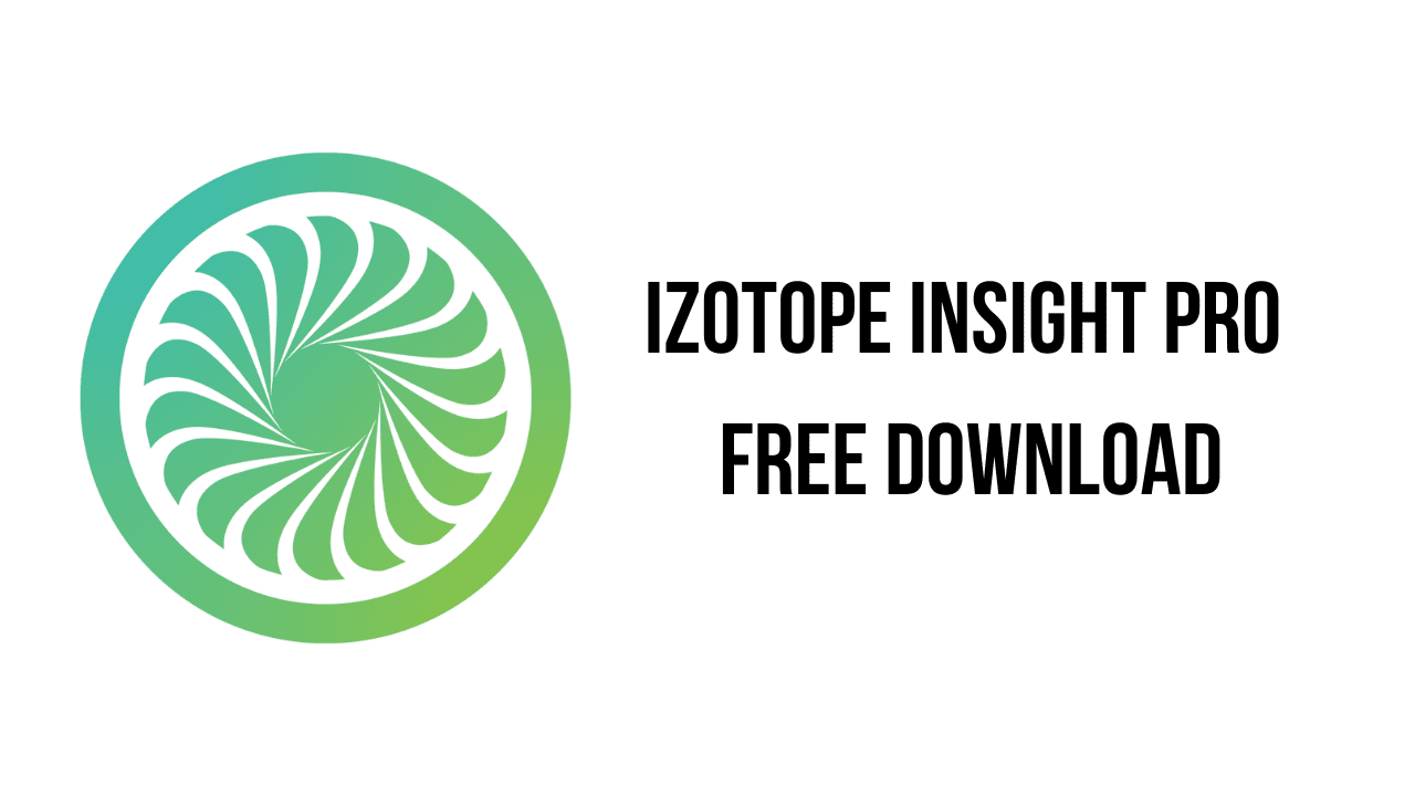 iZotope Insight Pro Free Download