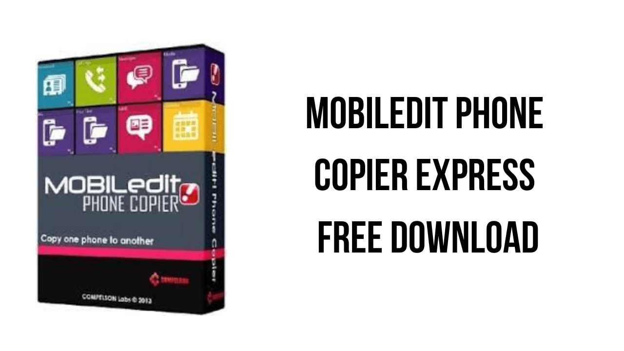 MOBILedit Phone Copier Express Free Download