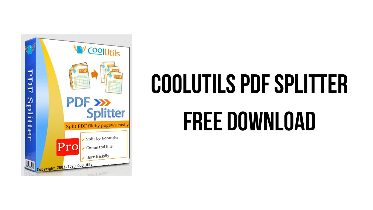 Coolutils PDF Splitter Free Download