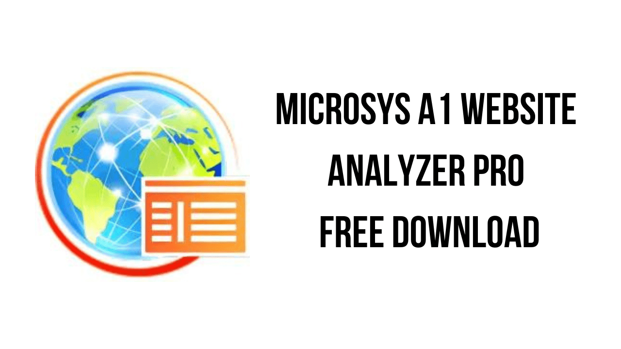 MicroSys A1 Website Analyzer Pro Free Download
