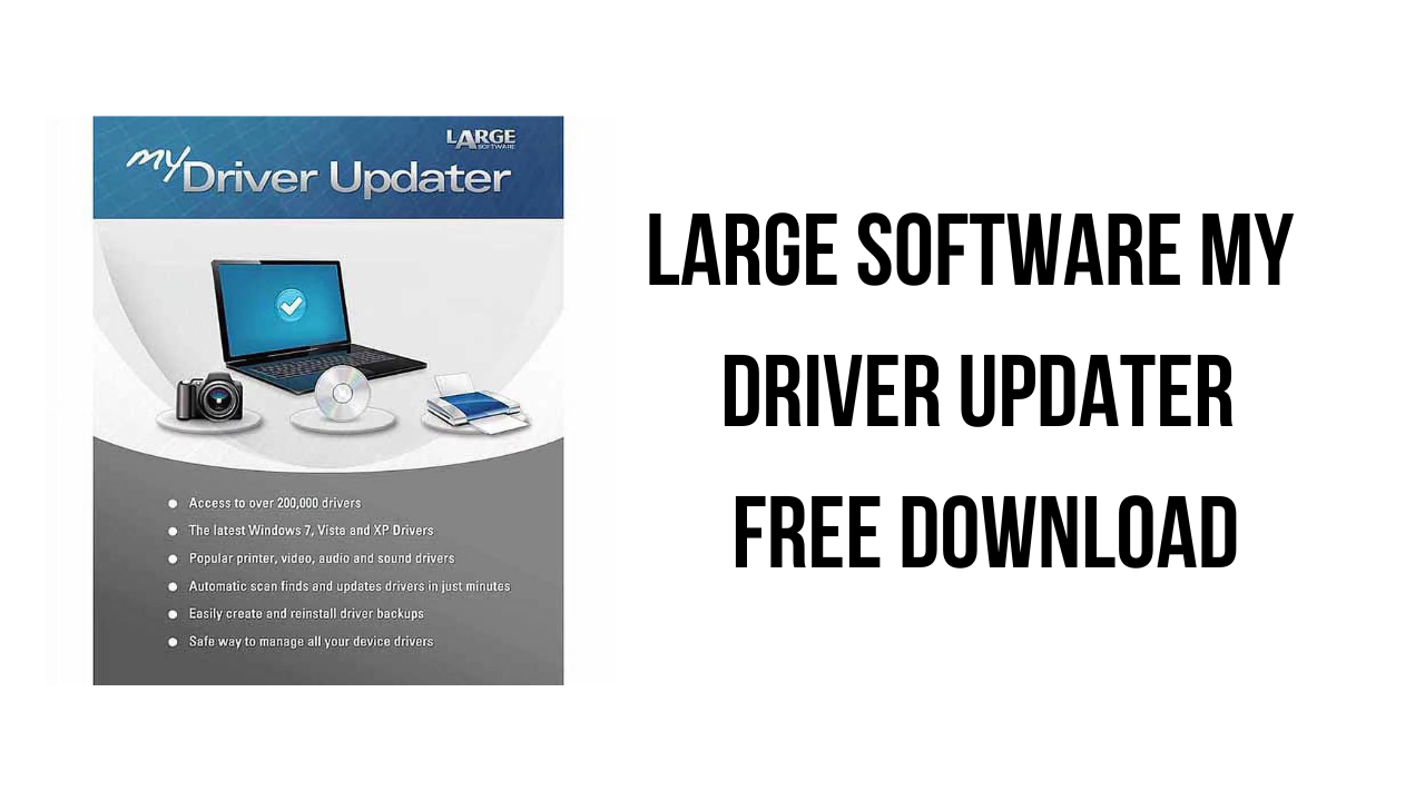 Large Software My Driver Updater Free Download