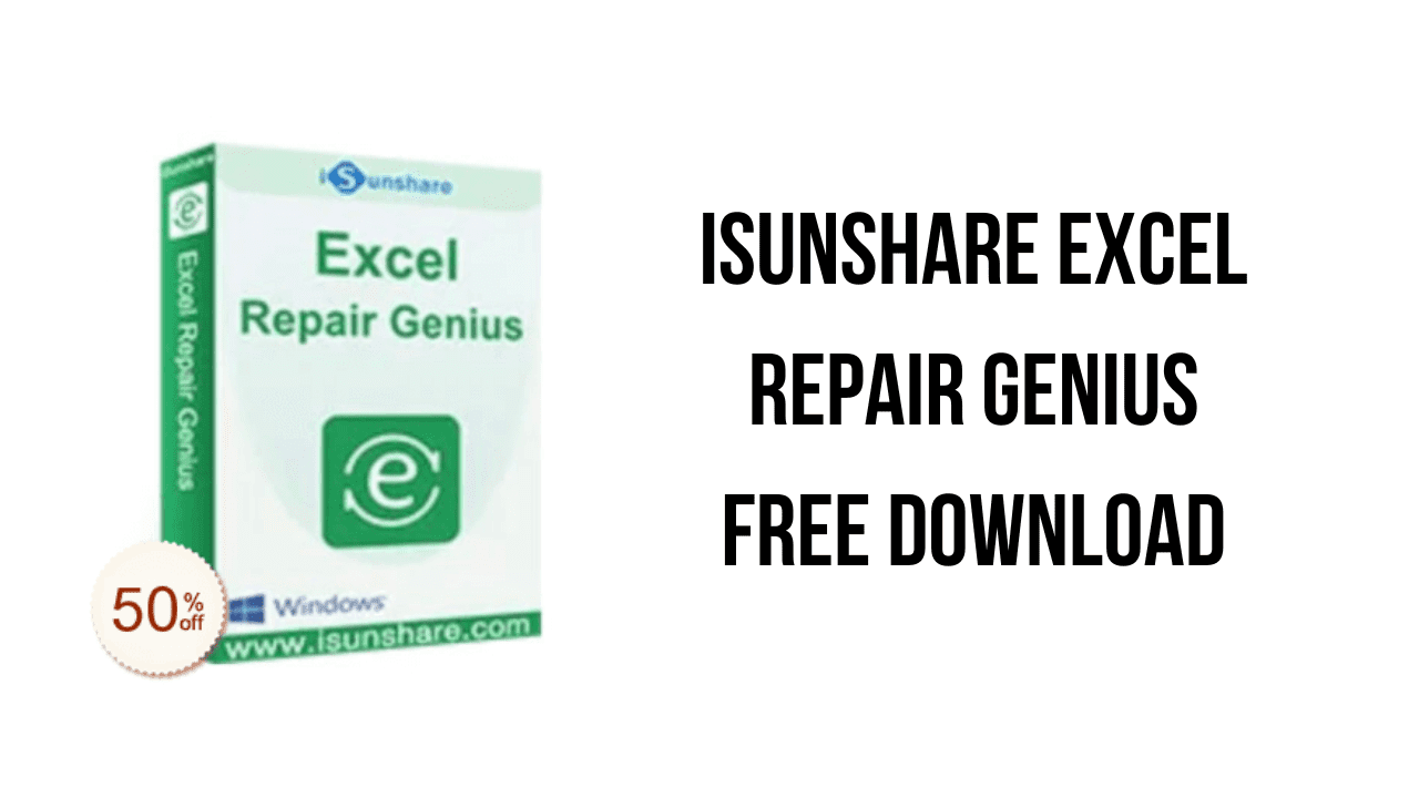 iSunshare Excel Repair Genius Free Download