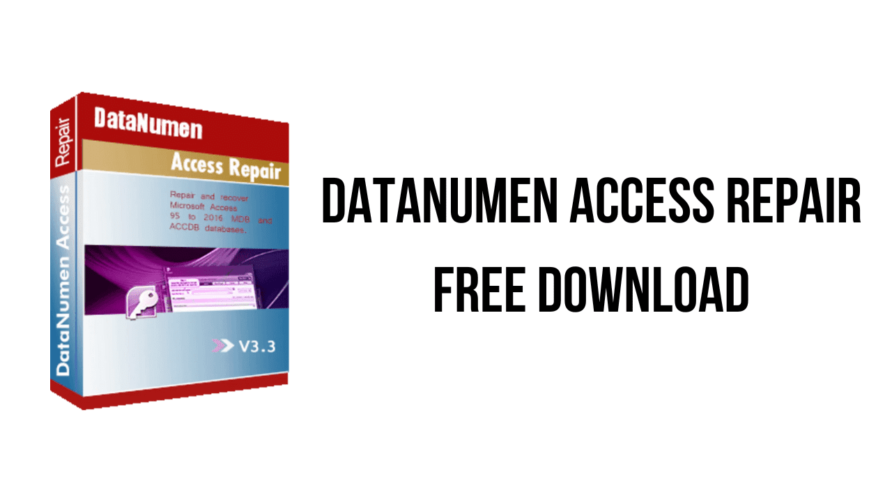 DataNumen Access Repair Free Download