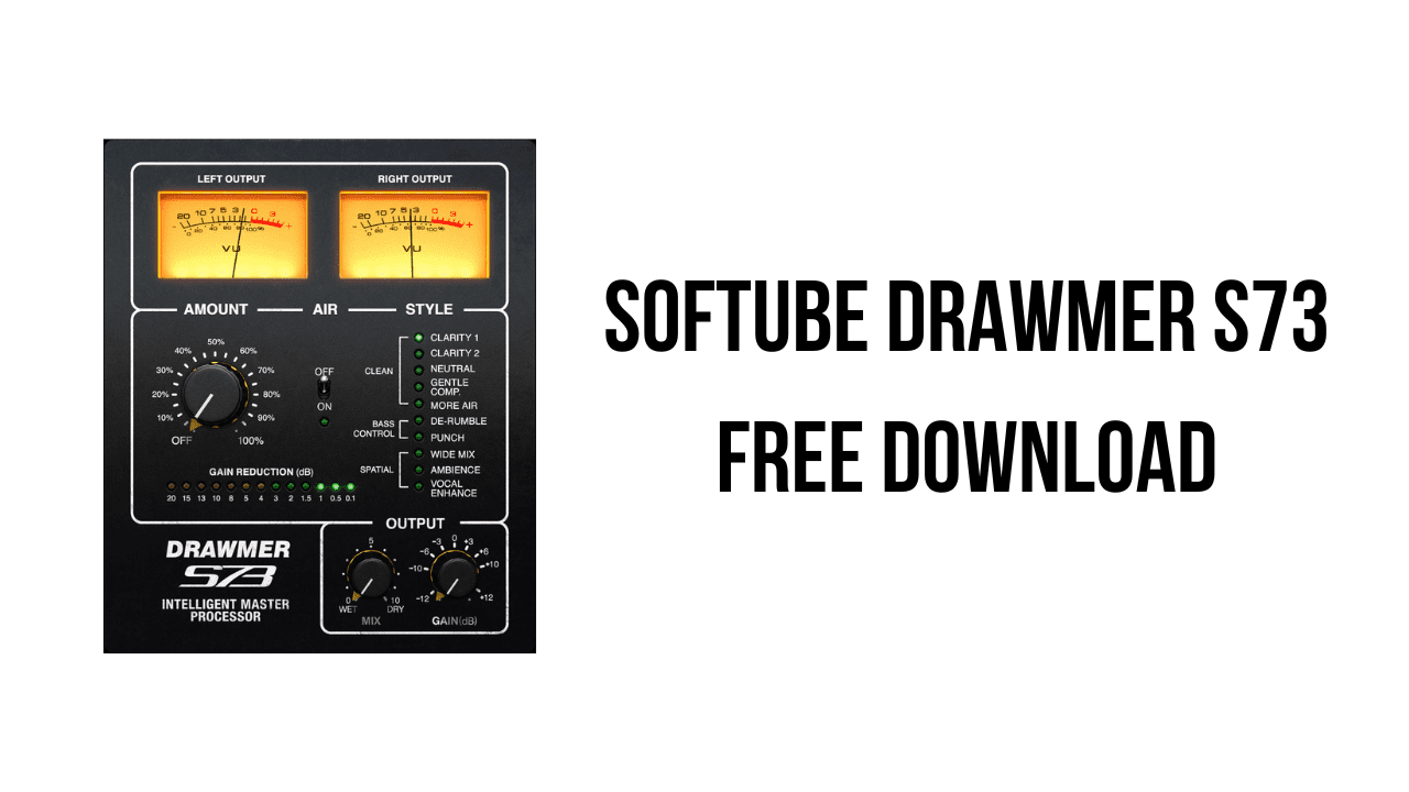 Softube Drawmer S73 Free Download
