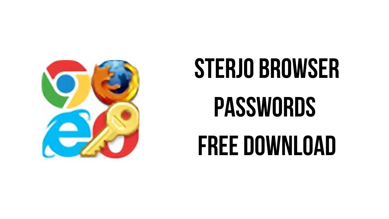 SterJo Browser Passwords Free Download