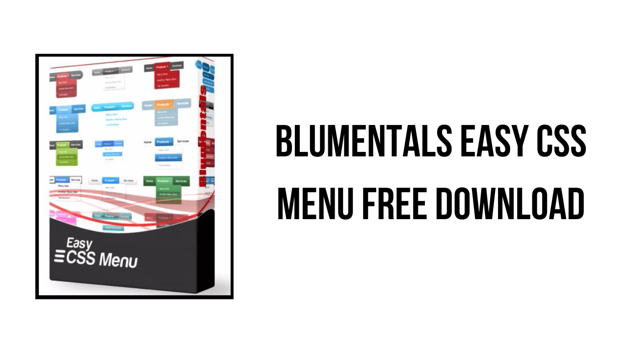 Blumentals Easy CSS Menu Free Download