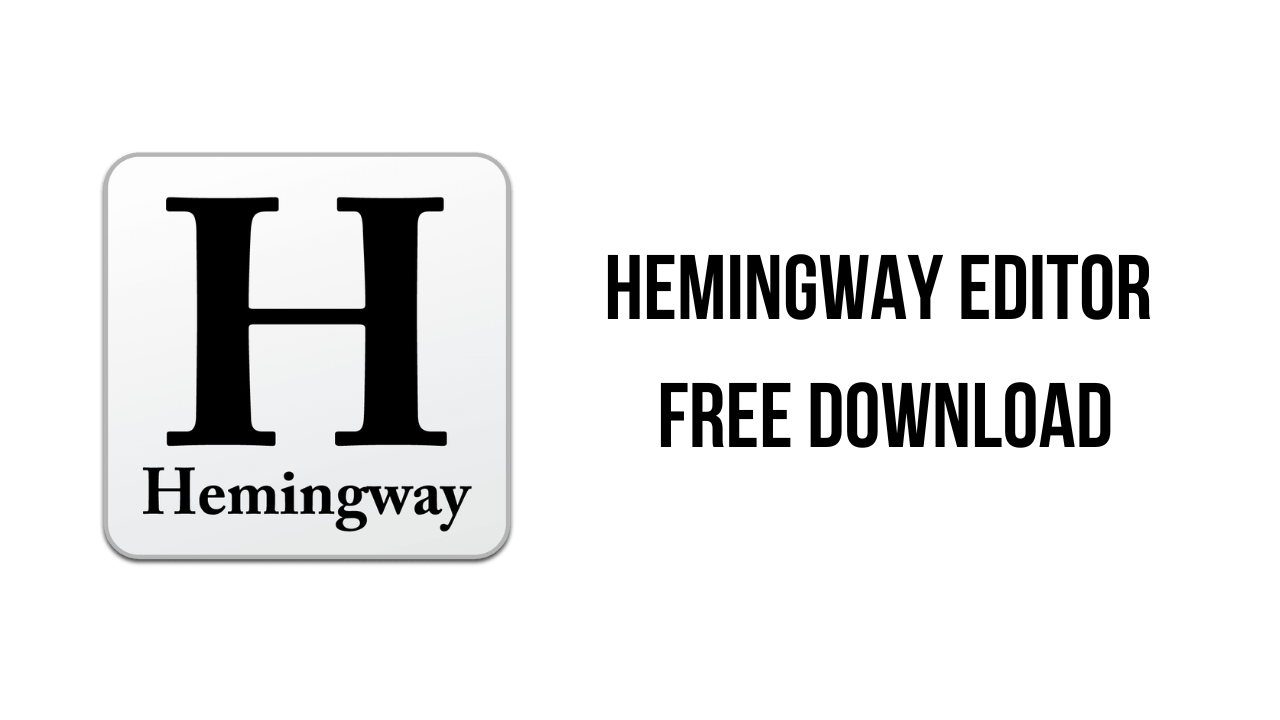 Hemingway Editor Free Download