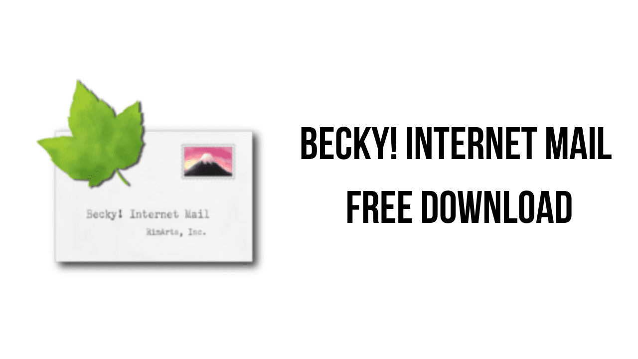 Becky! Internet Mail Free Download