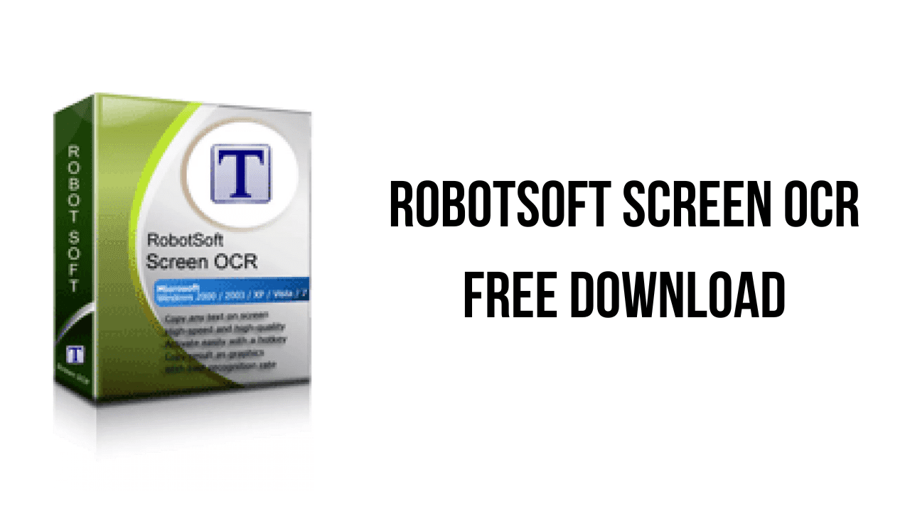 RobotSoft Screen OCR Free Download
